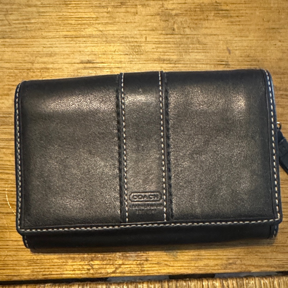 Coach Dark Leather Women's Wallet